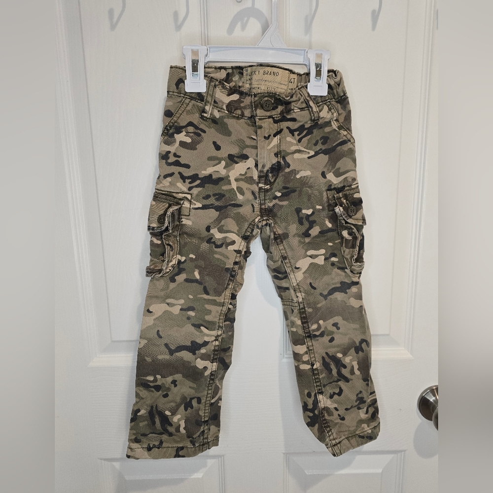Lucky Brand Kids' Camouflage Cargo Pants 4T